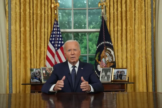 Tổng thống Biden kêu gọi người Mỹ tránh xa bạo lực chính trị sau vụ ám sát ông Trump - Ảnh 1.