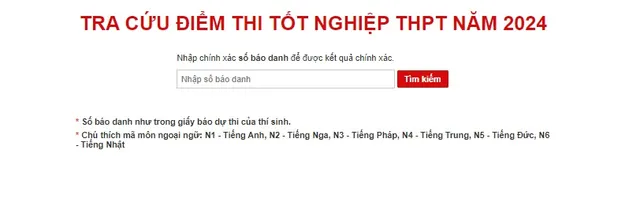 Tra cứu điểm thi tốt nghiệp THPT 2024 trên VTV Times - Ảnh 2.