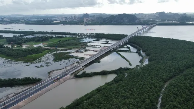 Hôm nay (17/7) thông xe cầu Bến Rừng nối Hải Phòng - Quảng Ninh - Ảnh 1.