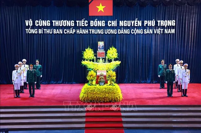 Truyền hình trực tiếp Lễ viếng Tổng Bí thư Nguyễn Phú Trọng - Ảnh 2.