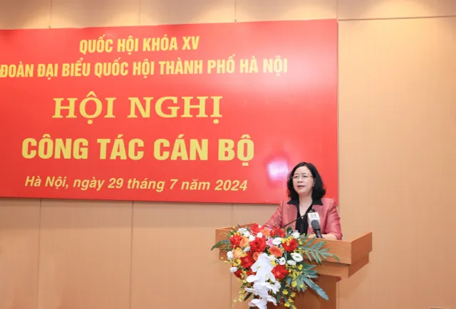 Bà Bùi Thị Minh Hoài được bầu làm Trưởng đoàn đại biểu Quốc hội TP Hà Nội - Ảnh 1.