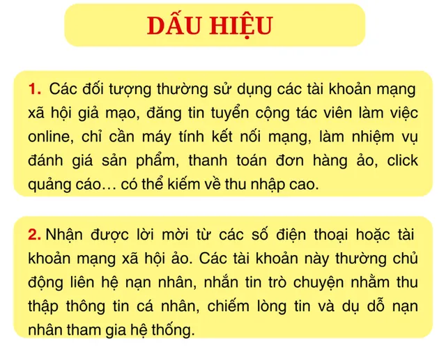 Dấu hiệu nhận diện và biện pháp phòng tránh lừa đảo tuyển dụng cộng tác viên online - Ảnh 1.