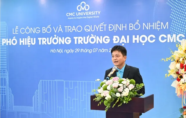 Trường Đại học CMC bổ nhiệm chuyên gia về AI làm Phó Hiệu trưởng - Ảnh 1.