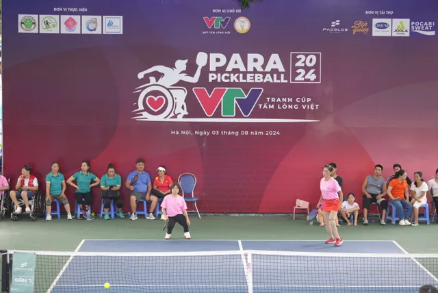 “Para Pickleball 2024 tranh cúp Tấm lòng Việt VTV” khép lại với những trận đấu ấn tượng - Ảnh 7.