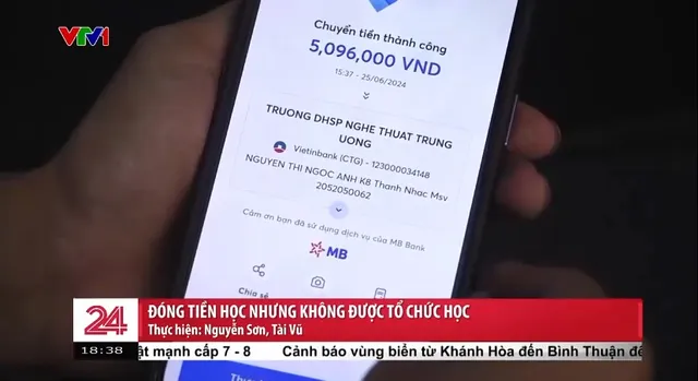 Đóng tiền học nhưng không… được học - Ảnh 1.