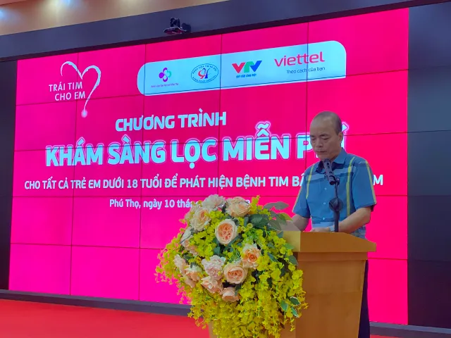 Chương trình “Trái tim cho em” tổ chức khám sàng lọc bệnh tim bẩm sinh tại tỉnh Phú Thọ - Ảnh 2.