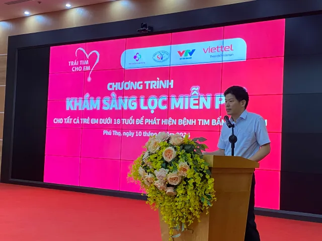 Chương trình “Trái tim cho em” tổ chức khám sàng lọc bệnh tim bẩm sinh tại tỉnh Phú Thọ - Ảnh 5.