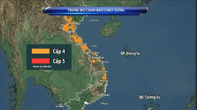 Trung Bộ nắng nóng kéo dài, nguy cơ tiếp tục xảy ra cháy rừng - Ảnh 3.