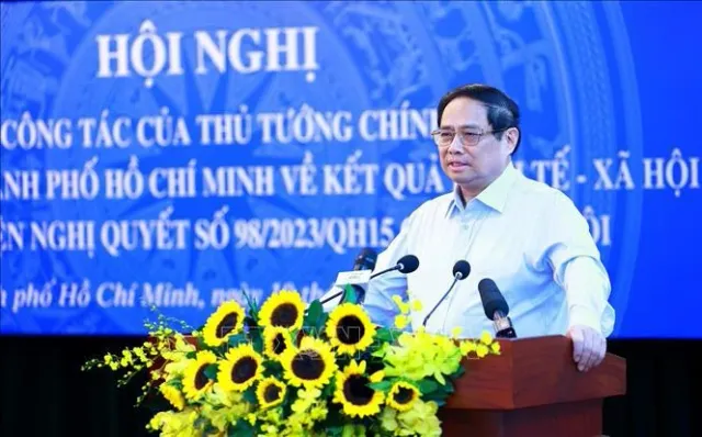 PM chairs meeting on HCM City’s socio-economic development - Ảnh 1.