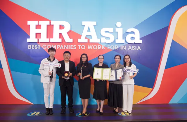 Aeon Vietnam receives two consecutive awards at the HR Asia Awards 2024 - Ảnh 1.