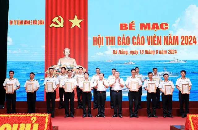 Vùng 3: Đạt hiệu quả cao trong hội thi báo cáo viên năm 2024 - Ảnh 3.