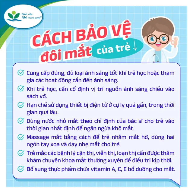 Infographic: Nguyên nhân gây nhức, mỏi mắt ở trẻ và giải pháp chăm sóc, bảo vệ mắt đúng cách - Ảnh 4.