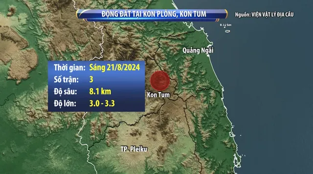 Kon Tum lại rung lắc vì động đất mạnh 4.0 - Ảnh 2.