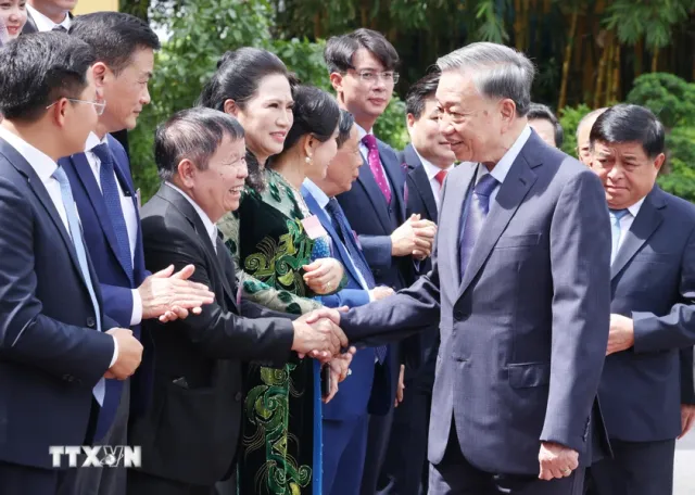 Tổng Bí thư, Chủ tịch nước tiếp đoàn Hiệp hội Doanh nghiệp nhỏ và vừa Việt Nam - Ảnh 3.