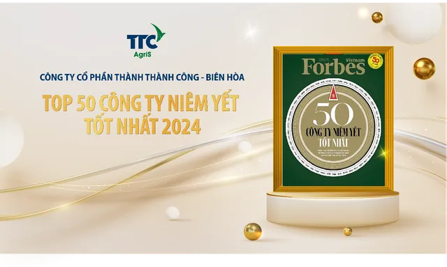 TTC AgriS tiếp tục lọt top 50 công ty niêm yết tốt nhất do Forbes Việt Nam bình chọn - Ảnh 2.