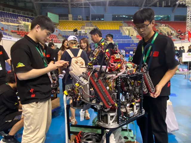 ABU Robocon 2024: Sôi nổi không khí tại buổi thử sân - Ảnh 5.