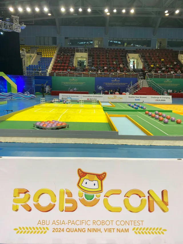 ABU Robocon 2024: Sôi nổi không khí tại buổi thử sân - Ảnh 11.