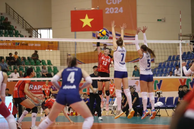 Korabelka (Nga) thể hiện sức mạnh, thắng thuyết phục Hà Nam (Trung Quốc) | VTV Ferroli Cup 2024 - Ảnh 7. Korabelka (Nga) thể hiện sức mạnh, thắng thuyết phục Hà Nam (Trung Quốc) | VTV Ferroli Cup 2024 - Ảnh 7.