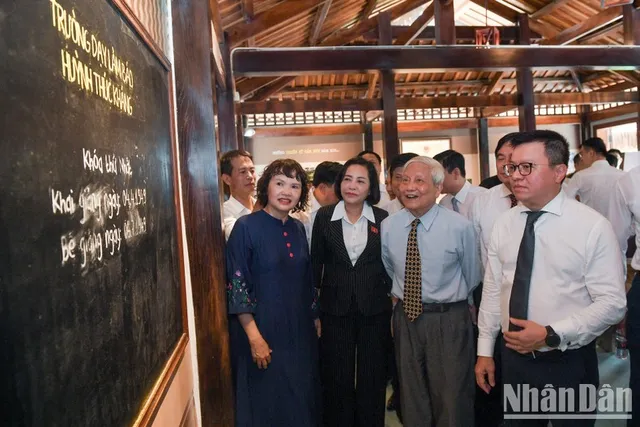 In Pictures: Renovation of Huynh Thuc Khang Press School inaugurated in Thai Nguyen - Ảnh 6.