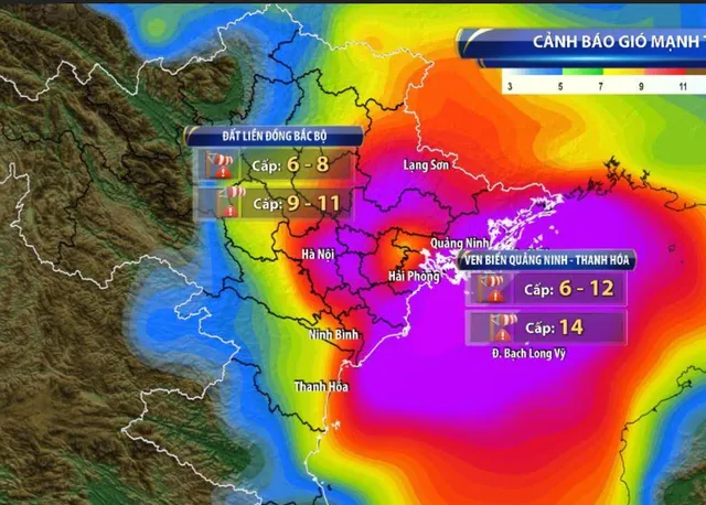 Bão số 3 đã mạnh lên siêu bão, khả năng sẽ càn quét đất liền miền Bắc - Ảnh 3.