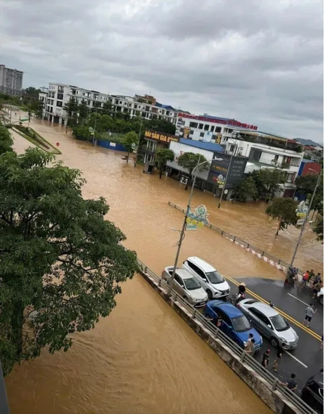 Thái Nguyên: Hai bé trai bị lũ sau bão cuốn mất tích - Ảnh 2. Thái Nguyên: Hai bé trai bị lũ sau bão cuốn mất tích - Ảnh 2.