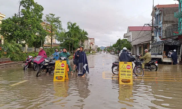 Nhiều tuyến đường tại Bắc Giang ngập úng, một số khu vực bị cô lập - Ảnh 1. Nhiều tuyến đường tại Bắc Giang ngập úng, một số khu vực bị cô lập - Ảnh 1.