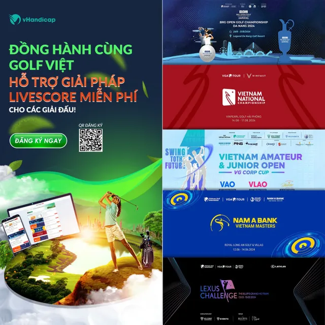 vHandicap cung cấp giải pháp Livescore miễn phí cho các giải golf trên toàn quốc - Ảnh 1.