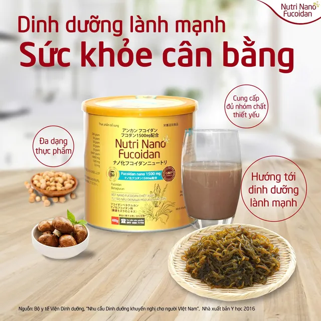 Dinh dưỡng lành mạnh từ ngũ cốc thực dưỡng ứng dụng Fucoidan Nano - Ảnh 1.