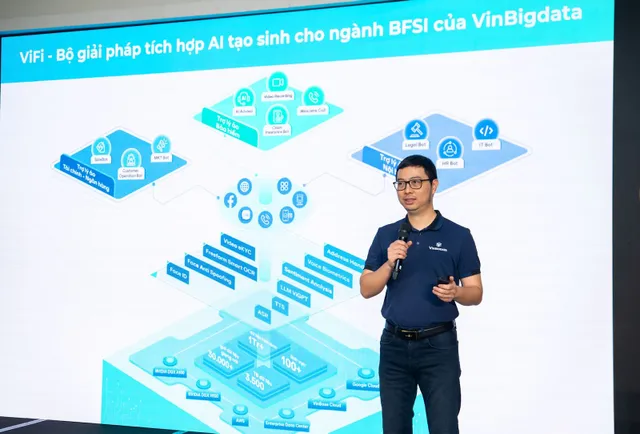 VinBigdata ra mắt VIFI - Giải pháp AI tạo sinh toàn diện cho ngành tài chính - Ngân hàng - Bảo Hiểm - Ảnh 1.