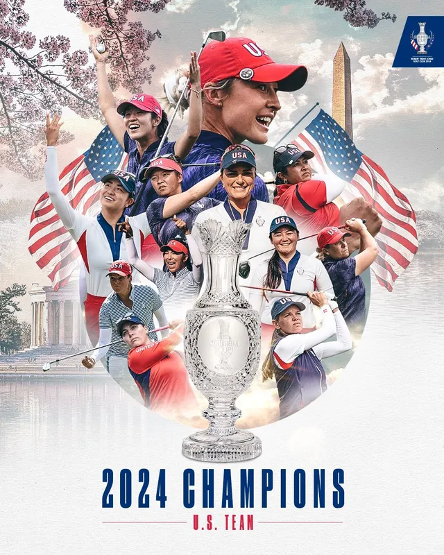 ĐT Mỹ vô địch Solheim Cup 2024 - Ảnh 1.