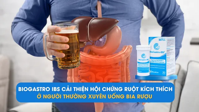 Cải thiện triệu chứng hội chứng ruột kích thích, bệnh tiêu hóa khi uống bia rượu - Ảnh 2.