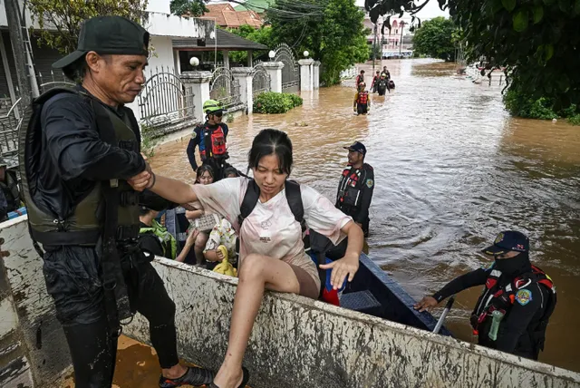 Thái Lan thành lập trung tâm quốc gia ứng phó lũ lụt - Ảnh 1.