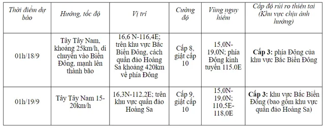  Trưa chiều nay (17/9) áp thấp nhiệt đới sẽ đi vào Biển Đông, biển động mạnh - Ảnh 2.