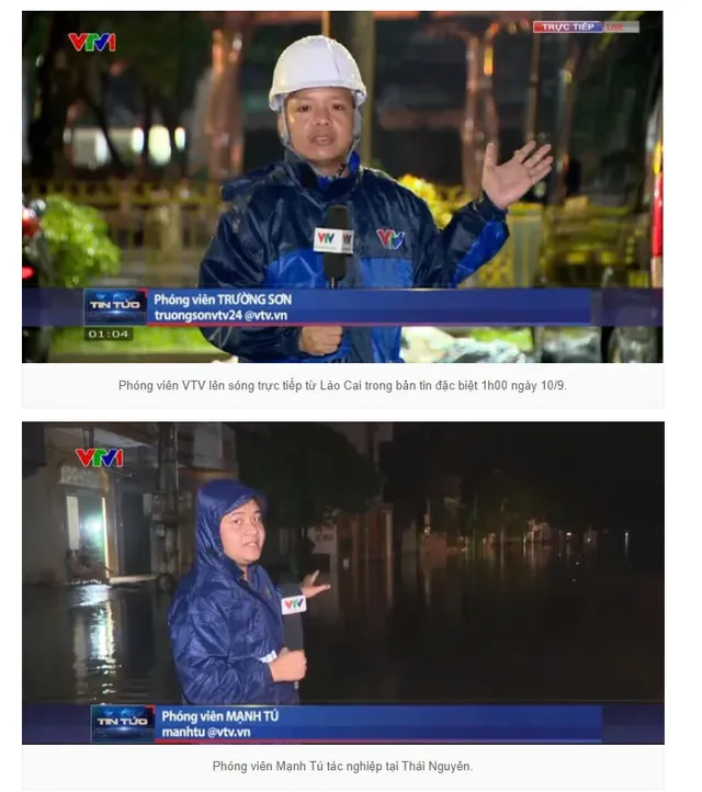 VTV journalists Dedication and Efforts   Amid Storms and Floods - Ảnh 2.