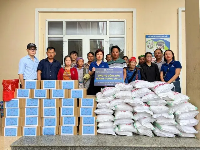 Tập đoàn Dược Phẩm STARMED chung tay sẻ chia cùng đồng bào bão lũ - Ảnh 1.