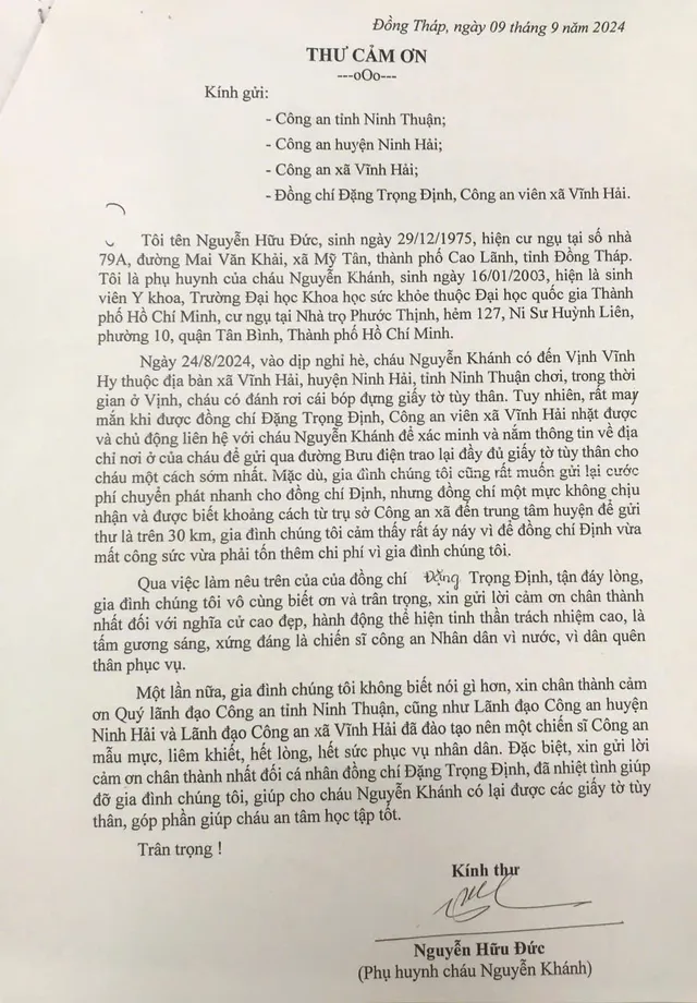 Việc làm ý nghĩa của một Thượng úy công an - Ảnh 1.