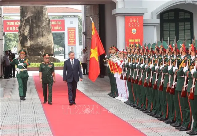 Tổng Bí thư, Chủ tịch nước Tô Lâm thăm và làm việc với Tổng cục II, Bộ Quốc phòng - Ảnh 1.