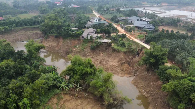 Phú Thọ: Huyện Đoan Hùng thiệt hại khoảng 160 tỷ đồng do bão số 3 - Ảnh 1.