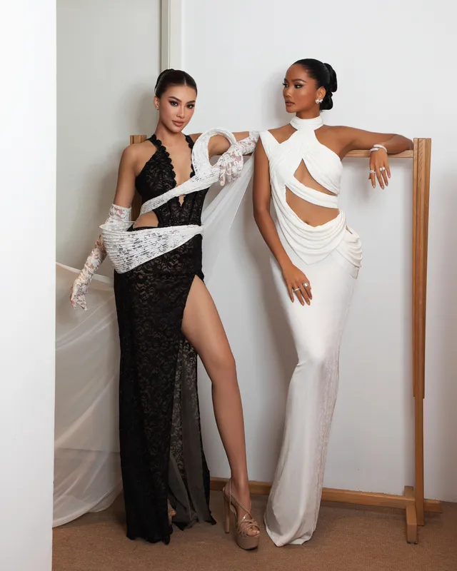 Á hậu Kim Duyên đọ sắc cùng Miss Universe 2021 - Ảnh 3.