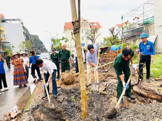 Thành phố Hạ Long đồng loạt xây dựng thành phố hoa, thành phố xanh sau bão - Ảnh 5.