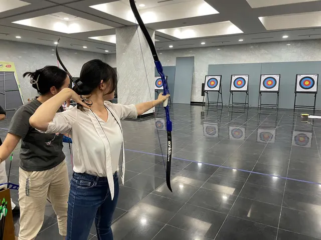 Thanh niên tranh tài tại giải Bắn cung thể thao VTV Archery 2024 - Ảnh 4.