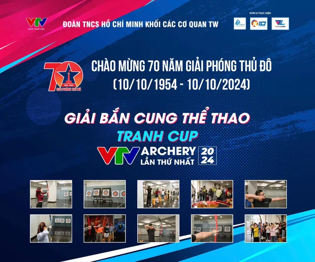 Thanh niên tranh tài tại giải Bắn cung thể thao VTV Archery 2024 - Ảnh 1.