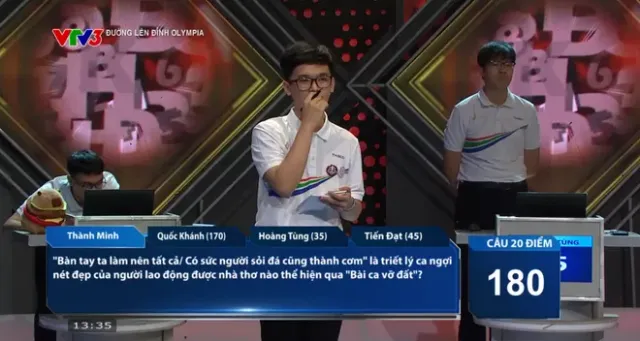 Road to Mount Olympia: A male student from Hai Phong won the ticket to the fourth quarter round - Ảnh 7.