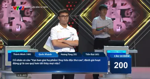 Road to Mount Olympia: A male student from Hai Phong won the ticket to the fourth quarter round - Ảnh 8.