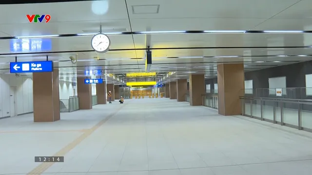 Ngắm diện mạo ga nhà hát Thành phố của tuyến Metro số 1