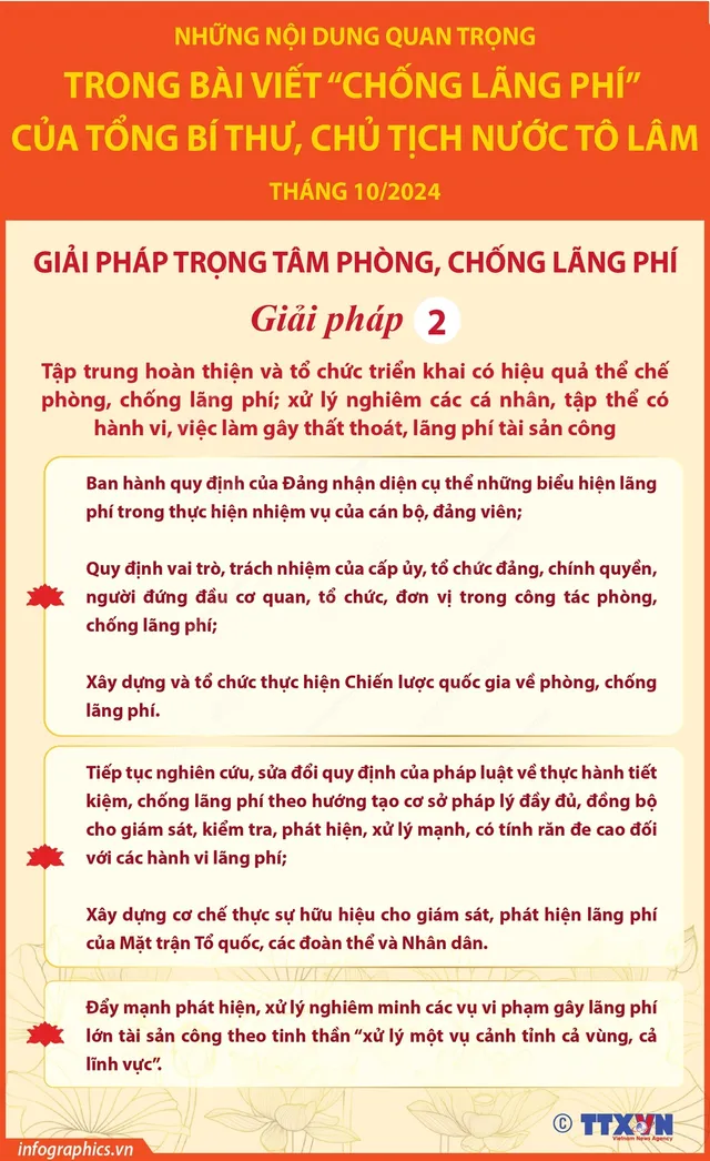 Tổng Bí thư, Chủ tịch nước Tô Lâm nêu 4 giải pháp trọng tâm phòng, chống lãng phí - Ảnh 3.