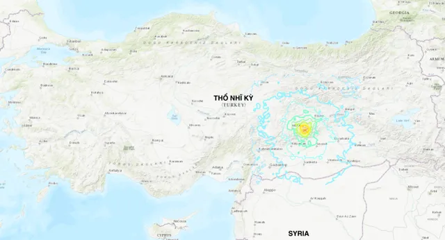 Động đất mạnh 5,9 độ richter ở Thổ Nhĩ Kỳ, gần 190 người bị thương - Ảnh 1.