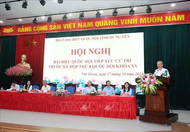 Tổng Bí thư, Chủ tịch nước Tô Lâm tiếp xúc cử tri Hưng Yên trước Kỳ họp thứ 8, Quốc hội khóa XV - Ảnh 3.