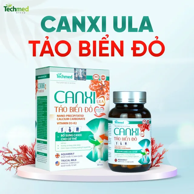 Techmed Group được vinh danh với sản phẩm Canxi Ula tảo biển đỏ - Lựa chọn hoàn hảo cho xương khớp - Ảnh 1.