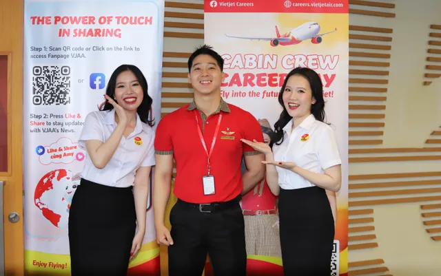 Tưng bừng ngày hội tuyển sinh tiếp viên hàng không Vietjet - Ảnh 16.